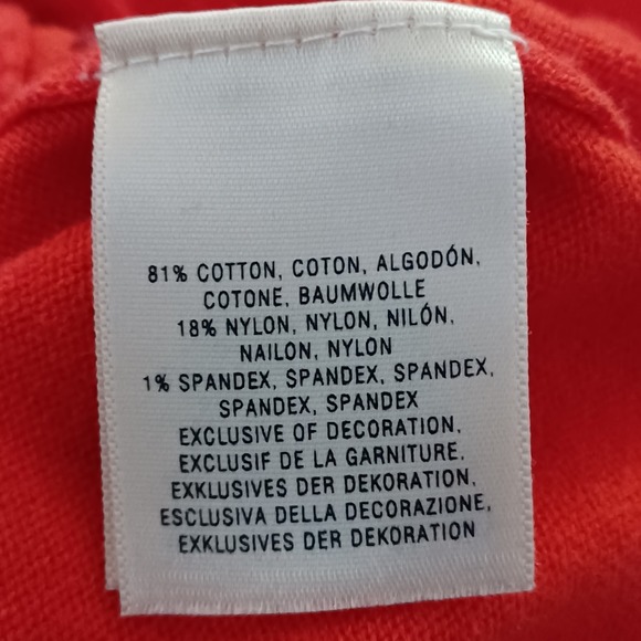 Anthropologie HWR Monogram Womens Sz S Red Beaded Cardigan Sweater Christmas‎ - Picture 10 of 11